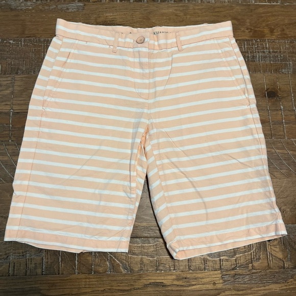 GAP Women’s Boyfriend Roll-Up Striped Shorts - Picture 1 of 8